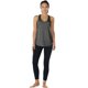 thumbnail image 5 of icyzone Camisetas sin mangas para entrenamiento para mujer, camisetas atléticas para yoga, espalda cruzada, camiseta sin mangas para correr, ajuste holgado (M carbón/rosa), 5 of 5