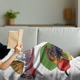 thumbnail image 3 of Sports Soft Flannel Fleece Throw Blanket, Baseball Mitt Ball Bat Hardball Supplies Exercise Team Various Classical Designs, Cozy Plush for Indoor and Outdoor Use, 50" x 70", Multicolor, by Ambesonne, 3 of 5