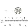thumbnail image 2 of Initial Stud Earrings, 2 of 2