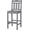Grey, variant on NALONE Outdoor Bar Stool, HDPE Tall Adirondack Style Bar Chair, Weather Resistant Bar Height Chair for Balcony, Garden, Yard and Backyard(Aruba, 2 Sets)