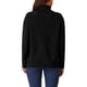 thumbnail image 3 of Suéter de mujer Inspire Chic con cuello alto, de manga larga, tejido, pulóver básico de otoño e invierno, color negro, 3 of 5