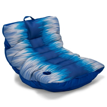 Big Joe Roma Float Pool Float with Drink Holder, Quick Draining Fabric, 3 feet