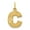 14K Yellow Gold, variant on FJC Finejewelers 14k Yellow Gold Initial C Charm