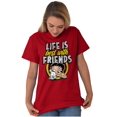 thumbnail image 3 of Betty Boop Pudgy Cute Puppy Dog Women's Graphic T Shirt Tees Brisco Brands M, 3 of 6
