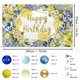 thumbnail image 2 of Kit de arco de guirnalda de globos de limón amarillo azul real con 179 piezas, pancarta para el verano, 2 of 5