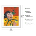 thumbnail image 2 of Self-Portrait - Le Pouldu France - From an Original Color Painting by Paul Gauguin c.1889 - Fine Art Rolled Canvas Print 16in x 20in, 2 of 4