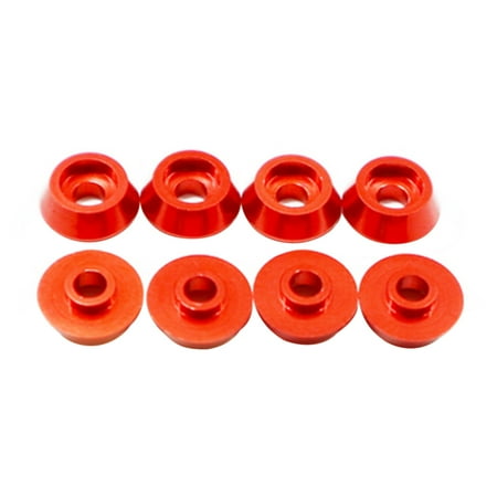 

VIEGINE 8pcs 1:16 Model RC Car Metal Screw Gasket Maintenance Washer Professional Replacement Parts