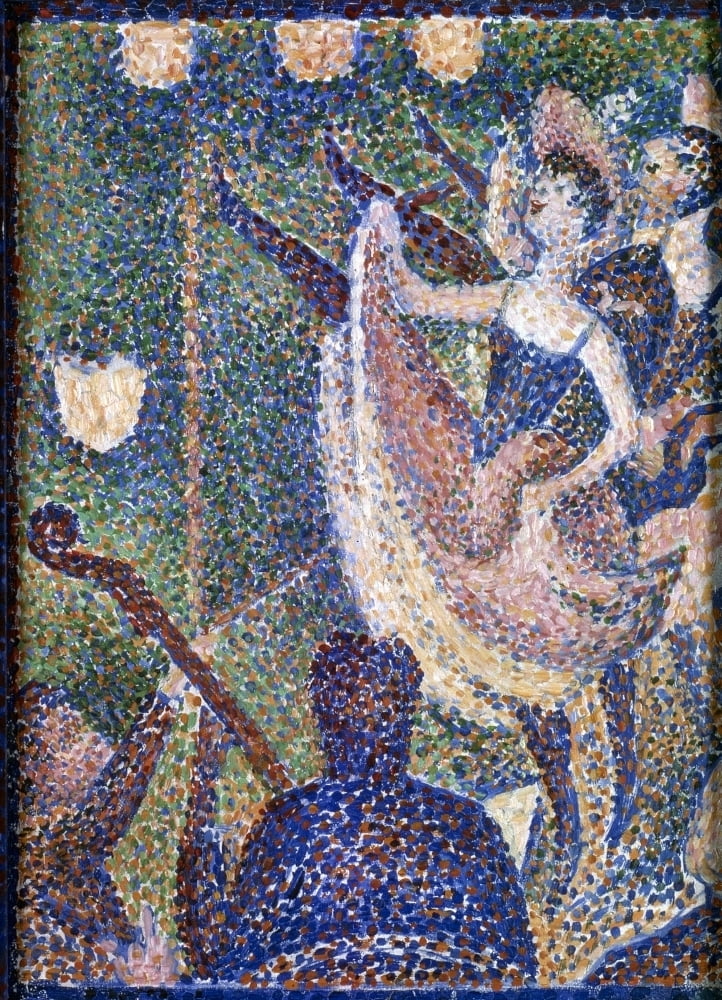 Seurat Chahut Study 1889 Nstudy For Le Chahut Oil On Panel