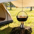 thumbnail image 4 of 1 Ensemble de Réchaud de Camping Portable avec Support, Sac de Rangement, Réchaud Brûleur en Acier Inoxydable Léger, Mini Fournaise à Combustible Liquide pour Aventures en Plein Air, Sac à Dos, Randonnée, 4 of 8