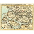 thumbnail image 2 of Robert 14x12 White Modern Wood Framed Museum Art Print Titled - Netherlands South - Robert 1748, 2 of 4