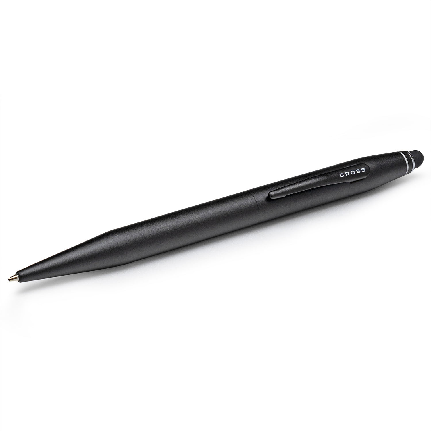 CROSS JET BLACK SATIN EPIC BALL POINT PEN BY A.T NOS NEW IN BOX  USA 