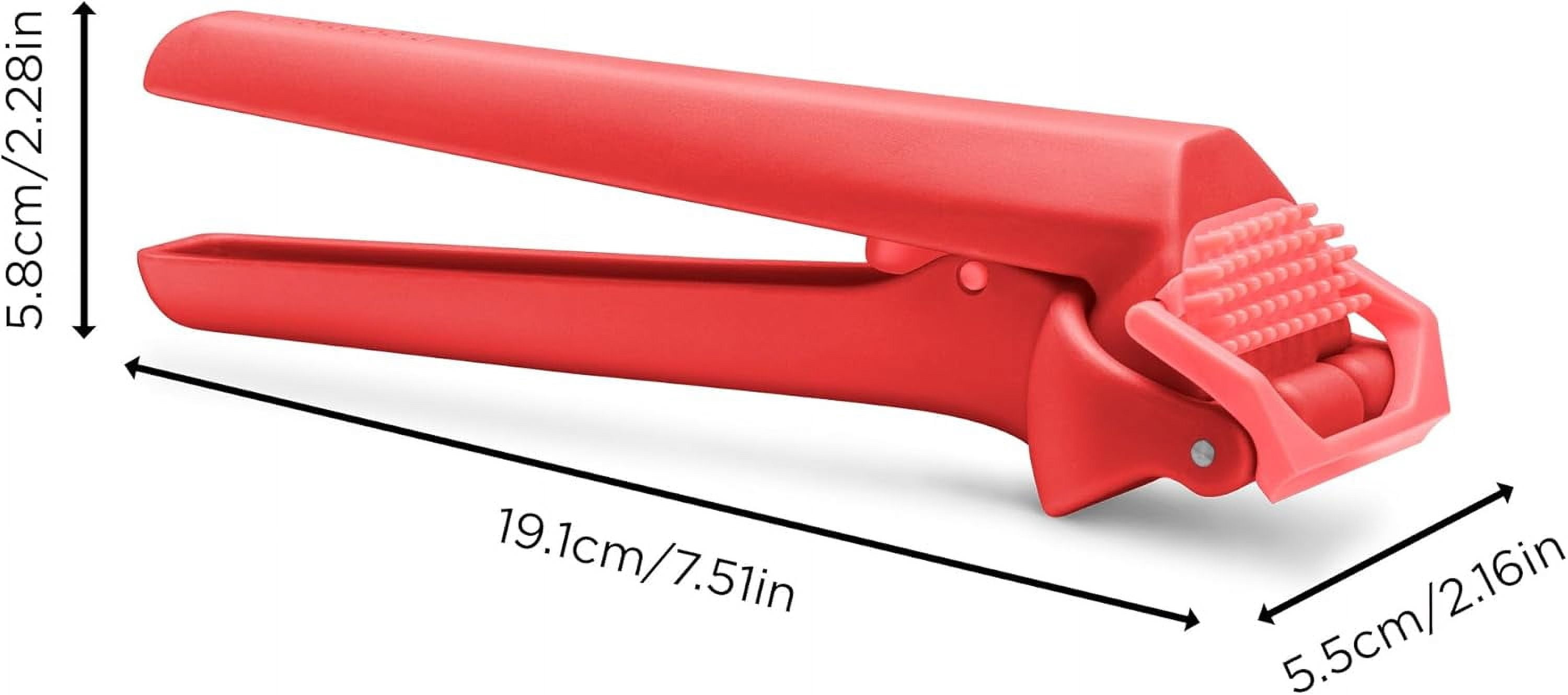 Garject Lite 2-In-1 Garlic Peeler, Press & Mincer with Peel Ejector, Nylon - Red