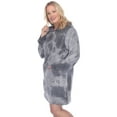 thumbnail image 3 of White Mark Women's Hoodie Sweatshirt Dress, 3 of 6