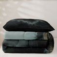thumbnail image 5 of Manfei Grizzly Bear Twin Comforter Sets, Vintage Farmhouse Animal Bedding Set, Black Gray, Black Reversible, 2pcs, 1 Comforter and 1 Pillowcase, 5 of 7