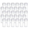 thumbnail image 1 of US: Hicarer 100 Pieces 5 ml Plastic Sample Bottles Mini Clear Storage Case with Lid for Accessories Parts Small Items UK: 100 Pieces 5 ml Plastic Sample Bottles Mini Clear Storage Case with Lid for, 1 of 1