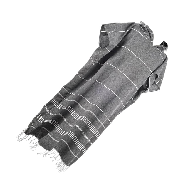 Poncho de Surf de Algodón Turco Advancent Toalla Suave de Secado Rápido 80 Algodón 20 Fibra Gris Oscuro