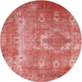 thumbnail image 1 of Ahgly Company Indoor Round Traditional Red Persian Area Rugs, 4' Round, 1 of 6