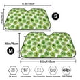thumbnail image 3 of Kdxio Green Kiwi Print Windshield Sun Shade,UV Rays and Sun Heat Protection,Sunshade for Car Windshield,Car Shade Front Windshield -, 3 of 6