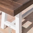 thumbnail image 3 of 3 - Piece Brown Sandblast Finish Outdoor Furniture Patio Dining Set, 3 of 7