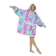 thumbnail image 1 of ZAXARRA Pull à Capuche Universel Chaud Mode Impression Laine de Vison Vêtements de Maison, 1 of 7
