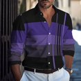 thumbnail image 1 of Camisa informal con solapa para hombre, primavera y verano, manga larga, nueva camiseta hawaiana para hombre, talla grande 6XL, 1 of 6