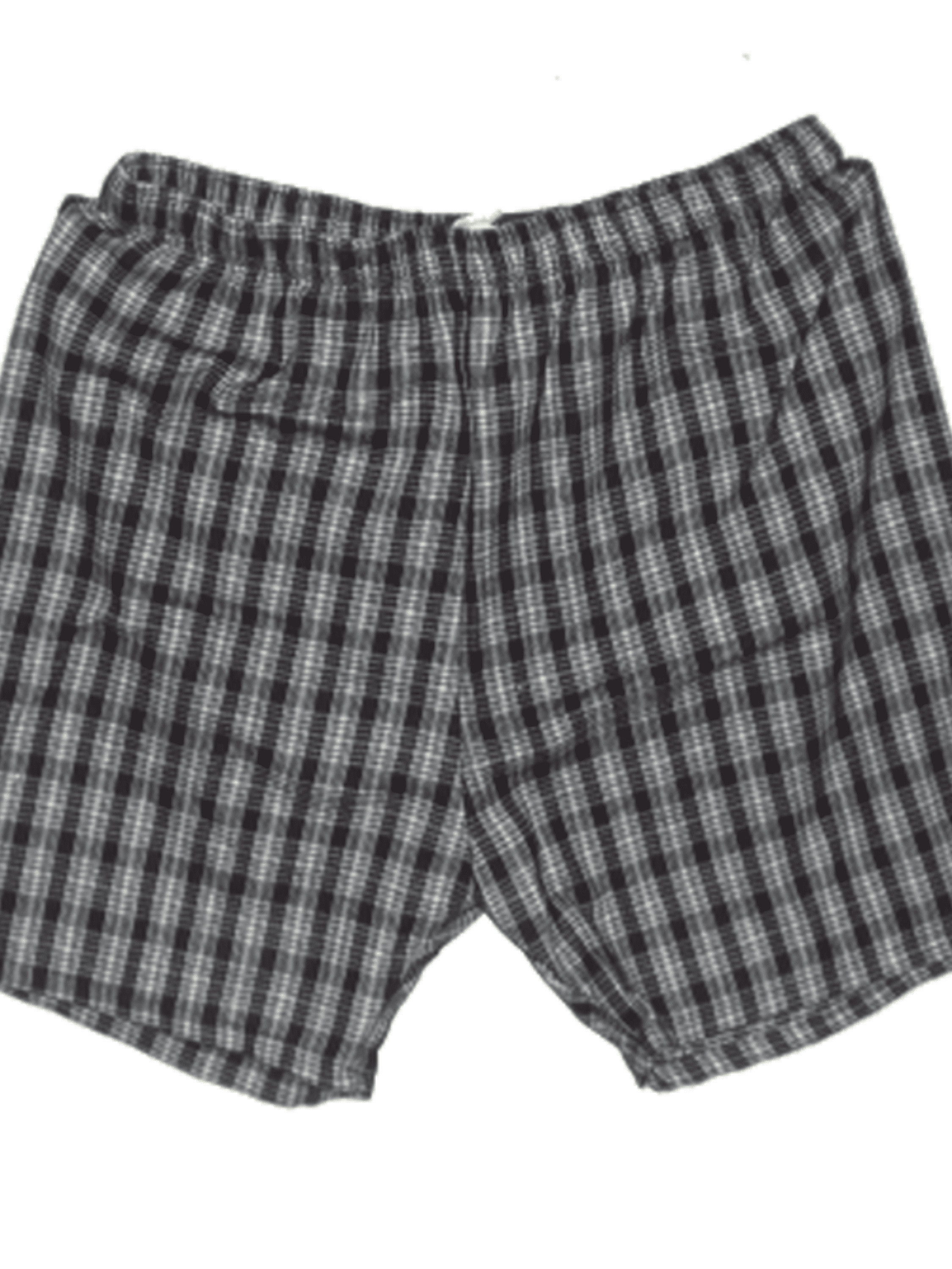 Black And White Plaid Shorts Adult Jam Flannel Mens Ace Ventura