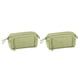 thumbnail image 1 of Injueey Bolsas de lápices, caja de almacenamiento multifuncional grande de doble capa con múltiples bolsillos, suministros escolares para Verde 2piezas, 1 of 6