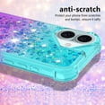 thumbnail image 3 of Funda para iPhone 16 Plus Transparente con Brillos Carcasa Protectora Antigolpes con Glitter Brillante, 3 of 5
