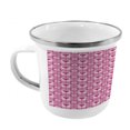 thumbnail image 2 of Abstract Steel Camping Mug, Hearts Flower Petals on Square Striped Background Kids Girls Image, Printed Thermal Cup for Camping and Outdoor Activities, by Ambesonne, 2 of 2