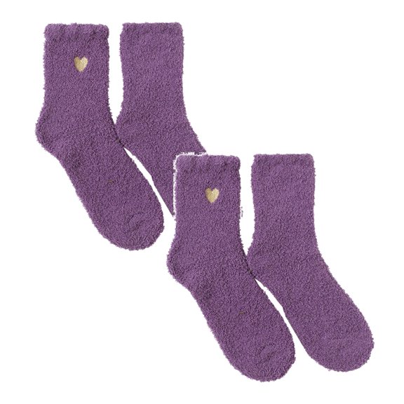 (1 pair of socks)*2 Pack Pzocapte Compressisocks for Women Compressisocks Compressisocks 20-3Mmhg Compressisocks for Women Embroidery Coral Women Casual Socks Heart Cute Print Cotton Pattern Lady Soc