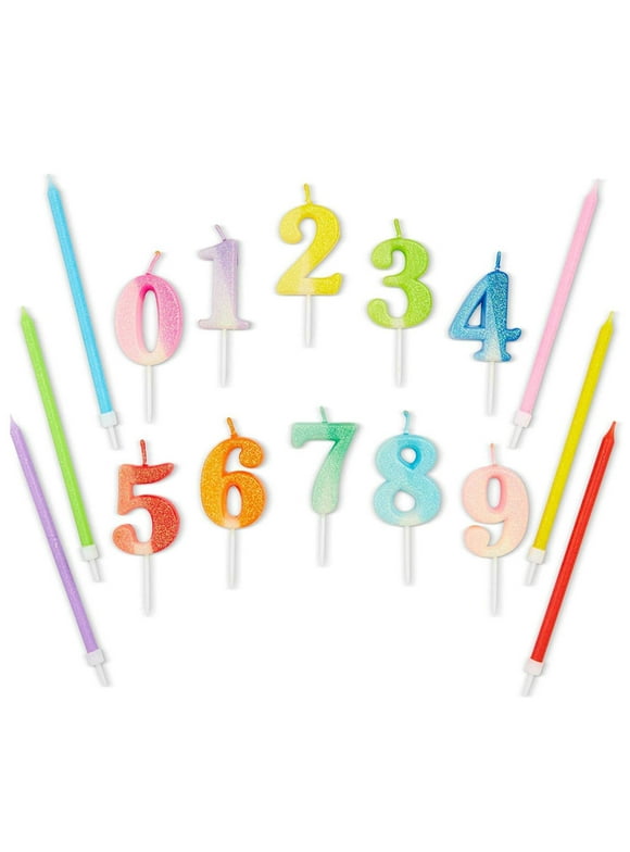 Number Candles in Party & Birthday Candles