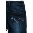 thumbnail image 4 of CULTURA AZURE  Little Boy's Saddle Stitch Stretch Jeans, Dk Blue, 6, 4 of 6