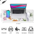 thumbnail image 5 of Stylish Large Flower Mouse Pad - Aesthetic Desk Mat, Extended Gaming Mat - Decorative Desk Protector for Women Office Girl Gamer - 31.5x11.8 Inch, 5 of 7