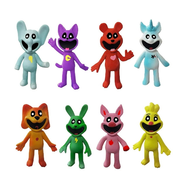 Smiley Animal Doll PVC Horror Big Mouth Pet Rabbit Elephant Pet Model Toy - Vinsniv