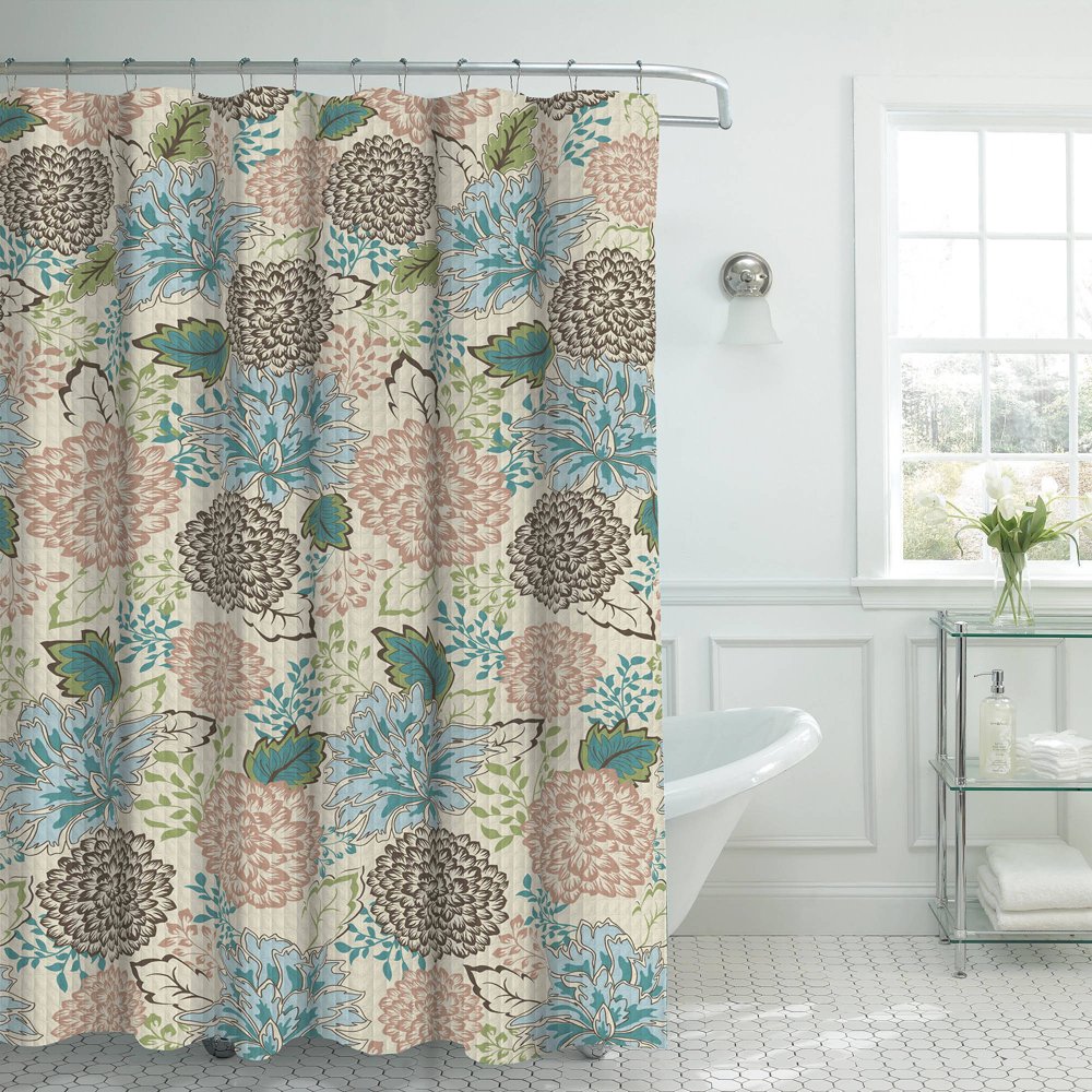 Sonrie Faux Linen Textured 13 Piece 70x72 Shower Curtain Set Walmart