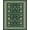 Green, Pattern 2, variant on ODIKA 4'x6' Machine Washable Non-Slip Area Rug, Vintage Oriental High Traffic Rug, Green, 10735