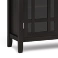 thumbnail image 4 of Simpli Home Bedford 39 inch Wide Solid Wood Transitional Medium Storage Cabinet in Hickory Brown, 4 of 8
