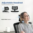 thumbnail image 4 of CELTOSS Ergonomic Office Chair, High Back Flip-Up Armrests Design, Adjustable Mesh Headrest and Lumbar Support, Black, 4 of 13