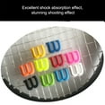 thumbnail image 2 of serony W-letter shock absorber, environmentally friendly silicone tennis racket shock absorber, 2 of 9