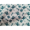 thumbnail image 4 of oneOone Tissu en Coton Bleu Sarcelle à Fleurs pour Robe Tissu Imprimé au Mètre 42 Pouces de Large, 4 of 4