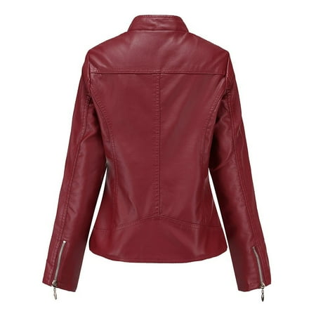 

QYZEU Maternity Jacket Mid Length Womens Coats Zipper Warm Winter Women Overcoat Leather Tops Outwear Jacket Short Coat Women S Coat