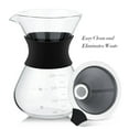 thumbnail image 2 of Topincn Glass 400ml Hand Drip Coffee Maker with Stainless Steel Filter, 2 of 7