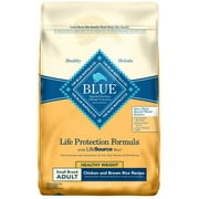 Blue Buffalo Life Protection Formula Natural Adult Small Breed Healthy Weight Dry Dog Food, Chicken and Brown Rice 15-lb 15 lb