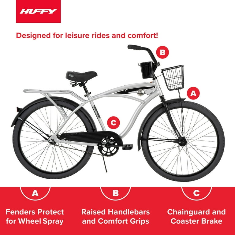 Huffy nel lusso 26 men's cruiser bike hotsell