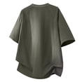 thumbnail image 6 of Men's Solid Cool T-Shirts Short Sleeve Crewneck Basic Tee, Moisture Wicking Quick Dry Breathable Summer Shirt, Casual Daily Gym Workout Outfits, Modern Essential | JASKFLY,Green M, 6 of 6