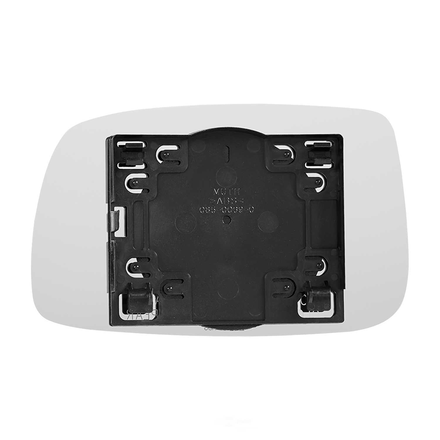 Burco Side View Mirror Replacement Glass with Motor Mount Plate - Clear Glass - 5104RSG