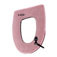 thumbnail image 2 of Toystoory Calentador de baño suave, taburete, tapa lavable, cubierta , almohadilla para asiento de inodoro Juegos de accesorios de baño Rosado, 2 of 6