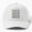 White, variant on Vermiculture Gray Text Baseball Cap, Worm Farming Compost Agriculture Design, Classic Hat