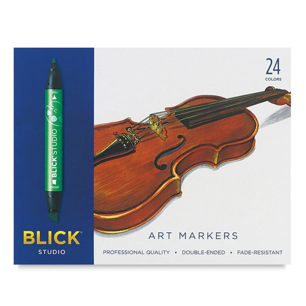 Blick Studio Marker Set Assorted Colors, Set of 24