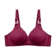 thumbnail image 2 of Iyufng Bras for Women,Push up Wireless Bra,Woman's Solid ColorLarge Size Comfort Ventilate Nonmagnetic Bra Without Steel Rim,Womens Bras Plus Size, 2 of 3